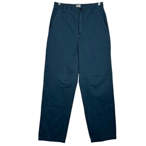 Aritzia Sunday Best Jaden High-Waisted Chino Teal Blue Pants Sz 6 Spring Preppy